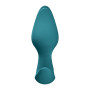 Анальна пробка Fun Factory BOOTIE FEM Bottle Green, у вигляді бутона, діаметр 2,9 см, тонкий обмежувач