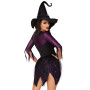 Костюм відьми Leg Avenue Mystical Witch XL, сукня, капелюх