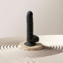 Фалоімітатор з вібрацією і ротацією Strap-On-Me Rotating & Vibrating Realistic Dildo - L - Black