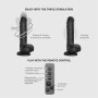 Фалоімітатор з вібрацією і ротацією Strap-On-Me Rotating & Vibrating Realistic Dildo - L - Black