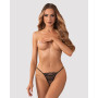 Набір трусиків з доступом Obsessive Bianca 2-pack crotchless thong L/XL