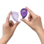Набір менструальних чаш Fun Factory FUN CUP EXPLORE KIT, 2 шт, Multicolored Violet, об’єми 20 та 30 мл