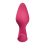 Анальна пробка Fun Factory BOOTIE FEM Raspberry, у вигляді бутона, діаметр 2,9 см, тонкий обмежувач
