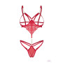 Боді Obsessive Matildea crotchless teddy L/XL