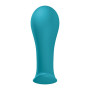 Анальна пробка Fun Factory BOOTIE L Aquamarine, діаметр 3,8 см, тонкий обмежувач