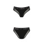 Трусики з прозорою вставкою Passion PS002 PANTIES M, black