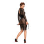 Сукня з мокрим ефектом Noir Handmade F182 Classic dress made of elastic tulle, M