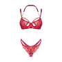 Комплект Obsessive Matildea 2-pcs crotchless set S/M