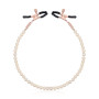 Затискачі для сосків з перлинним ланцюжком Rosy Gold - Nipple Clamps Pearls