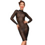 Сукня з мокрим ефектом Noir Handmade F182 Classic dress made of elastic tulle, S