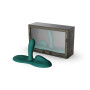 Sit-on-top смарт-вібратор Zalo – Flora Smart Vibrating Pad Turquoise Green, 9 моторів