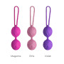 Вагінальні кульки Adrien Lastic Geisha Lastic Balls BIG Violet (L), діаметр 4 см, вага 90 гр