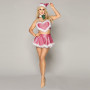 Новорічний еротичний костюм «Блискуча Шеллі» One Size Pink