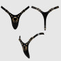 Трусики для страпона Strap-On-Me Leatherette Harness Fabulous - One Size - Black Glossy