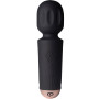 Вібромасажер Rocks Off Mini Wand Black Tulip, 16 режимів