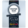 Набір презервативів Mister Size - pure feel - 53–57–60 (3 condoms)  (м'ята упаковка!!!)
