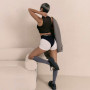 Трусики з фіксацією дилдо Strap-On-Me Harness Lingerie Idole - S - Black