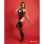Боді Obsessive Dominna crotchless teddy L/XL