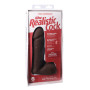Фалоімітатор Doc Johnson The Realistic Cock 6 inch Black - ULTRASKYN, Vac-U-Lock, діаметр 4,3 см