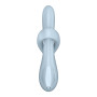 Вібратор з ротацією Satisfyer Heat Flex 4 Blue, підігрів до 39°C