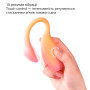 Смарт-віброяйце Magic Motion Flamingo Max Orange 2 в 1: віброяйце та тренажер Кегеля, 10 режимів