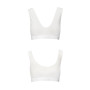Спортивний топ з еластичної бавовни Passion PS005 TOP L, white