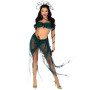 Еротичний костюм Медузи Горгони Leg Avenue Medusa Costume L, топ, спідниця, нарукавники, прикраси