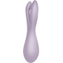 Кліторальний вібратор Satisfyer Threesome 2 Violet, 3 гнучкі пальчики, 3 мотори