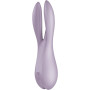 Кліторальний вібратор Satisfyer Threesome 2 Violet, 3 гнучкі пальчики, 3 мотори