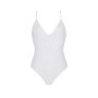 Боді з ажурним декором та відкритим кроком Passion URSULA BODY L/XL, white