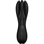 Кліторальний вібратор Satisfyer Threesome 2 Black, 3 гнучкі пальчики, 3 мотори