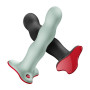 Фалоімітатор Fun Factory BOUNCER Black, кульки всередині, ефект вібрації, діаметр 3,9 см