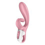 Смарт вібратор-кролик Satisfyer Hug Me Pink  (м'ята упаковка!!!)