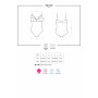 Мереживне боді з доступом Obsessive 818-TED-1 teddy M/L, чорне