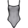 Еротичне боді Leg Avenue Cami bodysuit with thong Black M/L, на бретелях