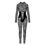 Комбінезон Noir Handmade F299 Enigma, XXL, мереживо, довгий рукав, імітація корсета, доступ