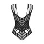 Боді з великими вирізами Obsessive B139 crotchless teddy S/M/L, з доступом