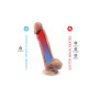 Фалоімітатор SilexD Tomas Premium Real Skin Flesh (9in MODEL 1), ультрареалістик, діаметр 5 см
