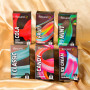 Презервативи Holographic Recare Fruit Flavour Condoms 12 шт, аромати: м'ята, банан, полуниця