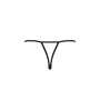Трусики мереживні з доступом Passion Exclusive VIOLANTE THONG L/XL, black