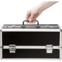 Великий кейс для зберігання секс-іграшок BMS Factory Large Lokable Vibrator Case Black,кодовий замок