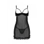 Еротичний пеньюар Passion MARINA CHEMISE, L/XL, black