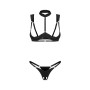 Комплект Obsessive Roccele 2-pcs crotchless set L/XL