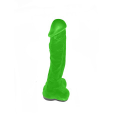 Мило у формі пеніса Чистий Кайф Green size XL, крафтове мило-член, натуральне