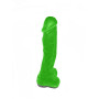 Мило у формі пеніса Чистий Кайф Green size XL, крафтове мило-член, натуральне