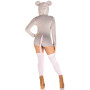 Комбінезон-костюм миші Leg Avenue Comfy Mouse XS, з капюшоном