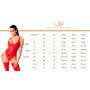 Комбінезон Noir Handmade F353 Red powerwetlook overall - M