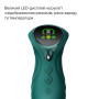 Смарт пульсатор-кролик з вібрацією Zalo Mose 2 Turquoise Green, підігрів до 42 °C, кристал Swarovski