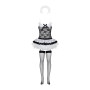 Еротичний костюм покоївки зі спідницею Obsessive Housemaid 5 pcs costume S/M black (м'ята упаковка!)