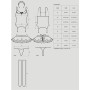 Еротичний костюм покоївки зі спідницею Obsessive Housemaid 5 pcs costume S/M black (м'ята упаковка!)